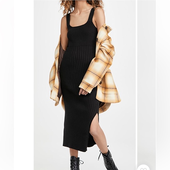 WAYF Gillian Ribbed Tank Dress - Picture 1 of 7